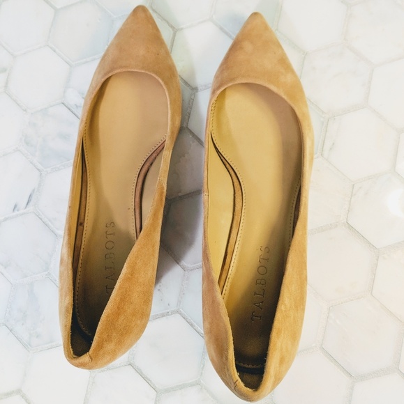 Talbot's tan suede wedges size 8.5 N - Picture 7 of 8